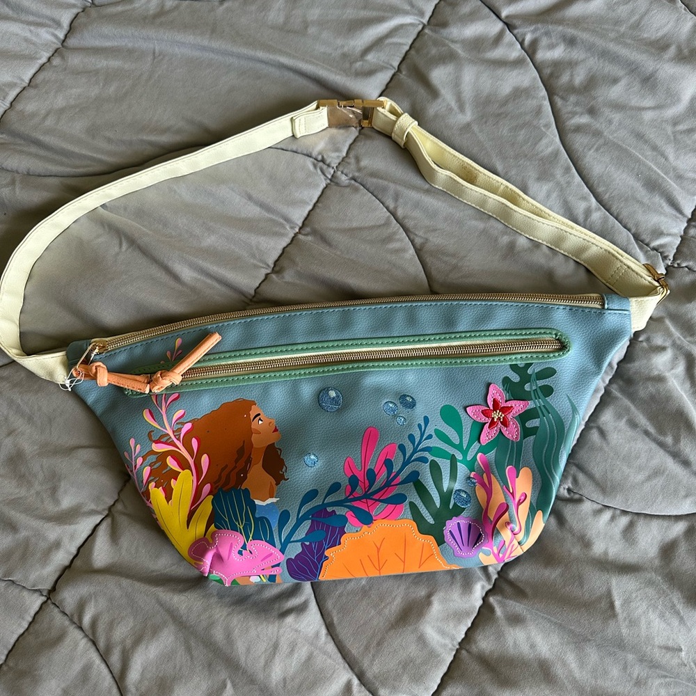 Little Mermaid Vibrant Ocean-Themed Belt Bag